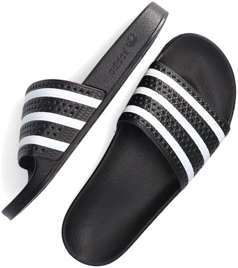 zwarte adidas adilette slippers|Adidas Adilette .